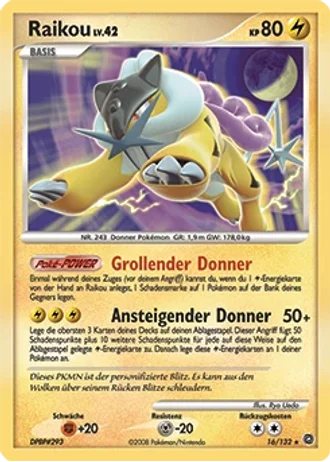Raikou #16/132 — Rätselhafte Wunder