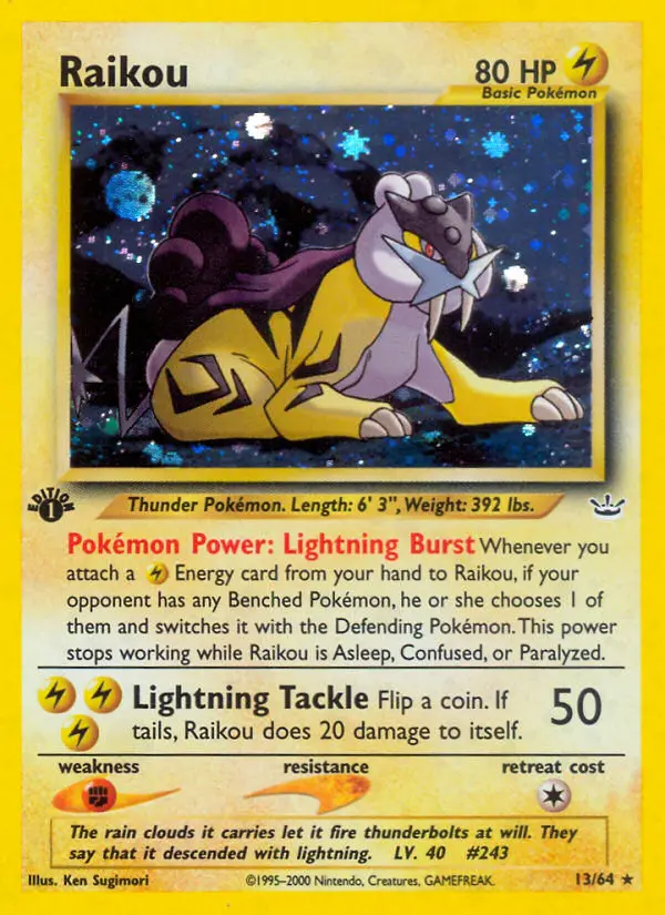 Raikou (1st Edition) #13 — Neo Revelation (1st Edition)
