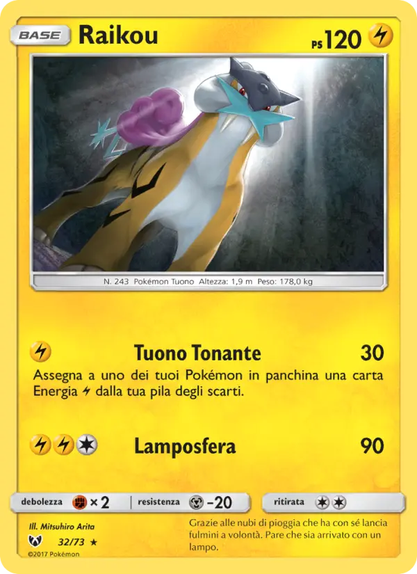 Raikou #32 — Leggende Iridescenti