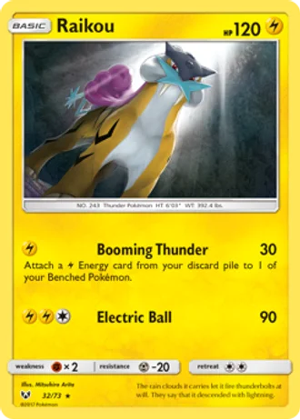 Raikou #32/73 — Shining Legends