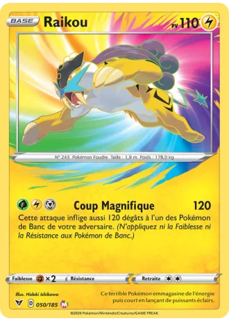 Raikou #50/185 — Voltage Éclatant