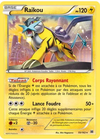 Raikou #55/162 — Impulsion Turbo