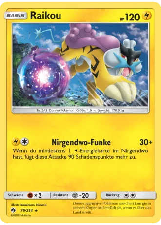 Raikou #79/214 — Echo des Donners