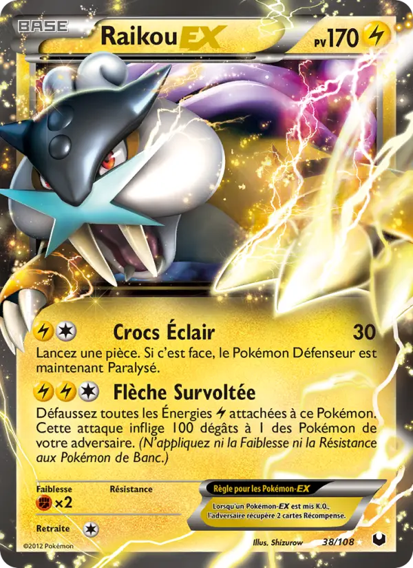 Raikou EX #38 — Explorateurs Obscurs