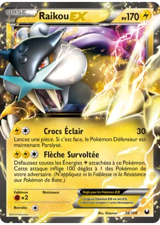 Raikou EX #38 — Explorateurs Obscurs