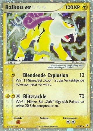 Raikou ex #92 — EX Team Magma vs Team Aqua