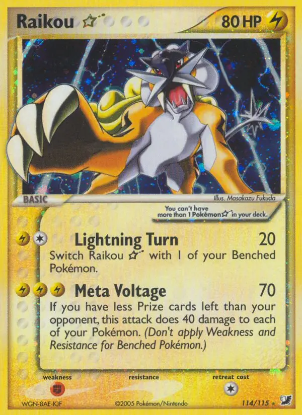 Raikou Gold Star #114 — Unseen Forces