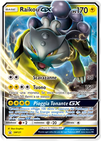 Raikou GX SM121 — Sole e Luna Promos