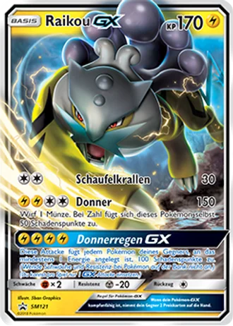 Raikou GX SM121 — Sonne & Mond Promos