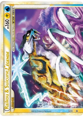 Raikou & Suicune LÉGENDE (haut) #92/95 — Déchaînement