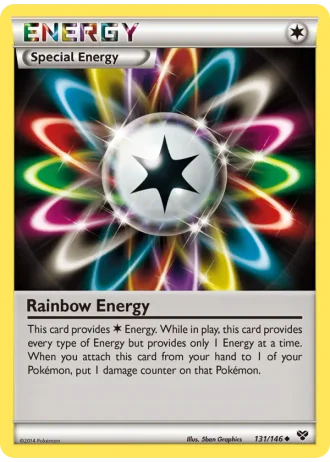 Rainbow Energy #131/146 — XY
