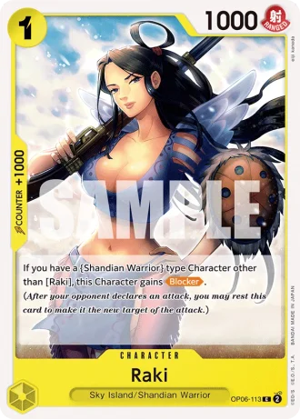 Raki (OP06-113) — Wings of the Captain (OP06)