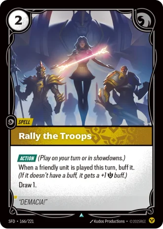 Rally the Troops #166/221 — Spiritforged