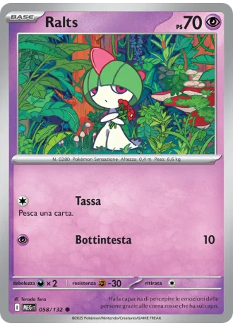 Ralts #058/132 — Megaevoluzione
