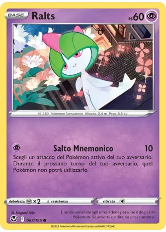 Ralts #067/195 — Tempesta Argentata