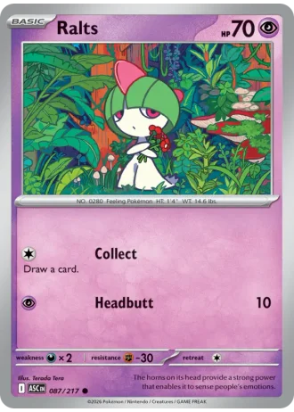 Ralts #087 — Ascended Heroes
