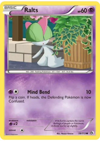 Ralts #59/113 — Legendary Treasures