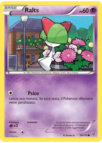 Ralts #59/135 — Uragano Plasma