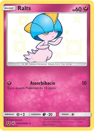 Ralts SV34/94 — Tesoro Cromatico (Destino Sfuggente)