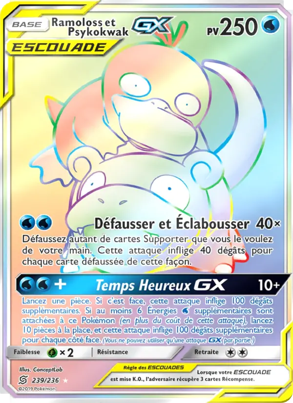 Ramoloss et Psykokwak GX #239 — Harmonie des Esprits