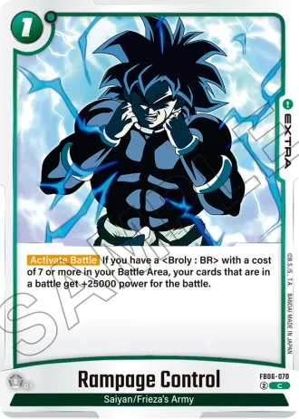 Rampage Control  FB06-070 — Rivals Clash (FB06)