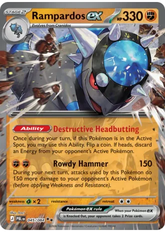 Rampardos ex #045 — Pitch Black
