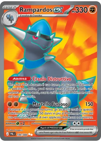 Rampardos-ex #100 — Buio Pesto