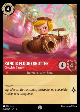 Rancis Fluggerbutter - Chocolate Charger #108/204 — Shimmering Skies