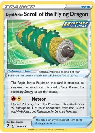 Rapid Strike Scroll of the Flying Dragon #153/203 — Evolving Skies