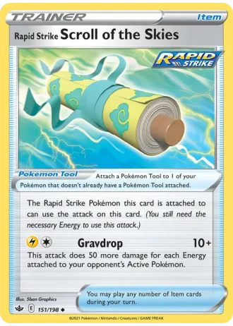 Rapid Strike Scroll of the Skies #151/198 — Chilling Reign