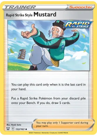 Rapid Strike Style Mustard #132/163 — Battle Styles
