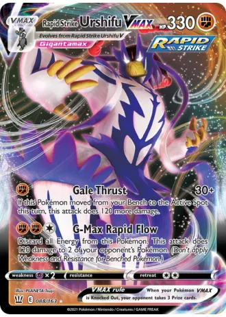 Rapid Strike Urshifu VMAX #88/72 — World Championships 2022