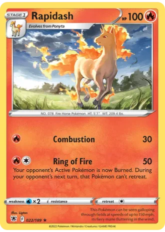 Rapidash #022 — Astral Radiance
