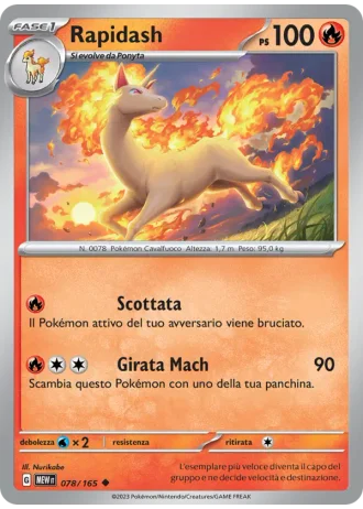 Rapidash #078 — 151