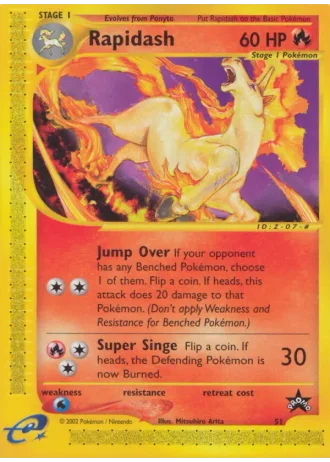 Rapidash (Pokémon Center NY) #51 — Wizards Promos