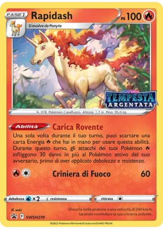 Rapidash SWSH270 — Spada e Scudo Promos