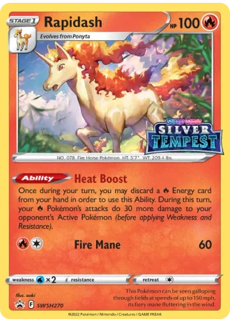 Rapidash SWSH270 — Sword & Shield Promos