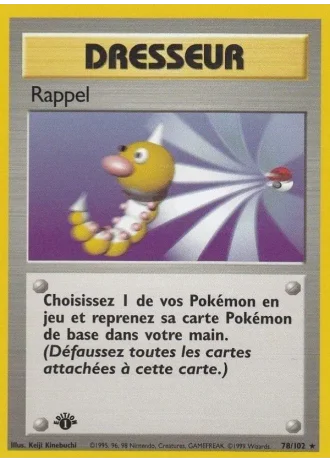 Rappel #78/102 — Set de Base