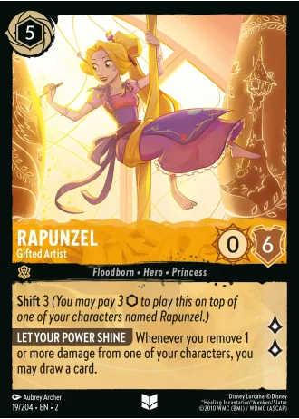 Rapunzel - Gifted Artist #19/204 — Rise of the Floodborn