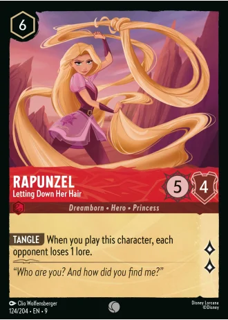 Rapunzel - Letting Down Her Hair #124/204 — Fabled