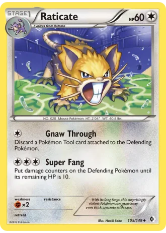 Raticate #105/149 — Boundaries Crossed