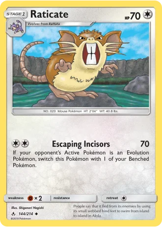 Raticate #144/214 — Unbroken Bonds