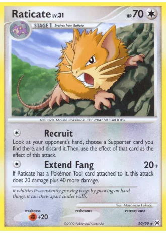 Raticate #29/99 — Arceus