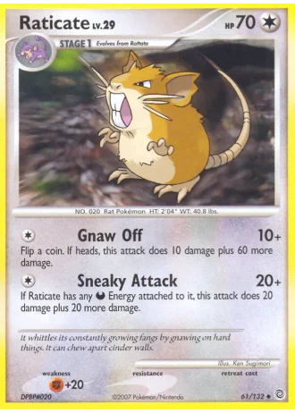 Raticate #61/132 — Secret Wonders