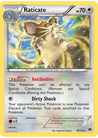 Raticate #88/122 — BREAKpoint