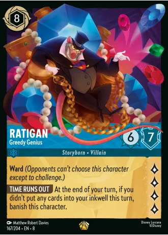 Ratigan - Greedy Genius #167/204 — Reign of Jafar