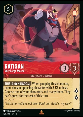 Ratigan - Very Large Mouse #121/204 — Rise of the Floodborn