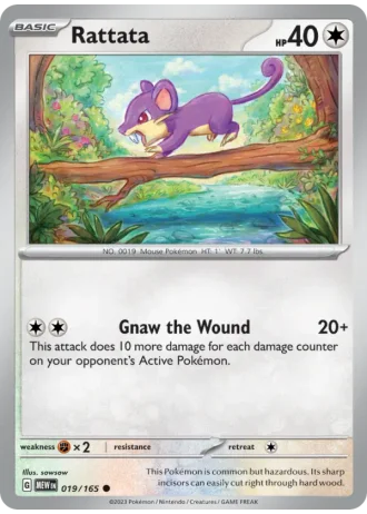 Rattata #019/165 — 151