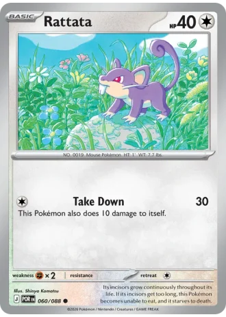 Rattata #060/88 — Perfect Order