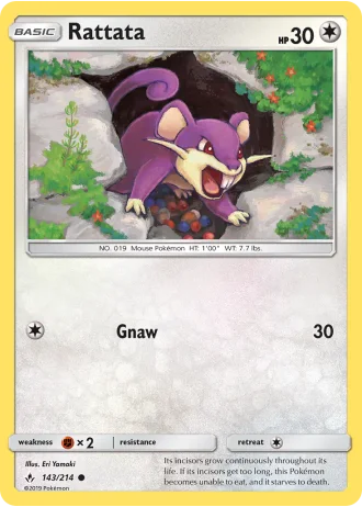 Rattata #143/214 — Unbroken Bonds